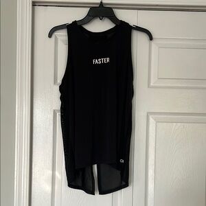 GAP Breathe Open Back Tank Top ‘Faster’ Size XS